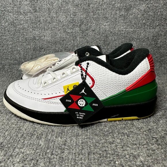 Air Jordan 2 Retro Low \'Quai 54\' FN7686-100 Men\'s Sz 5.5 Sneaker Shoes main image 4